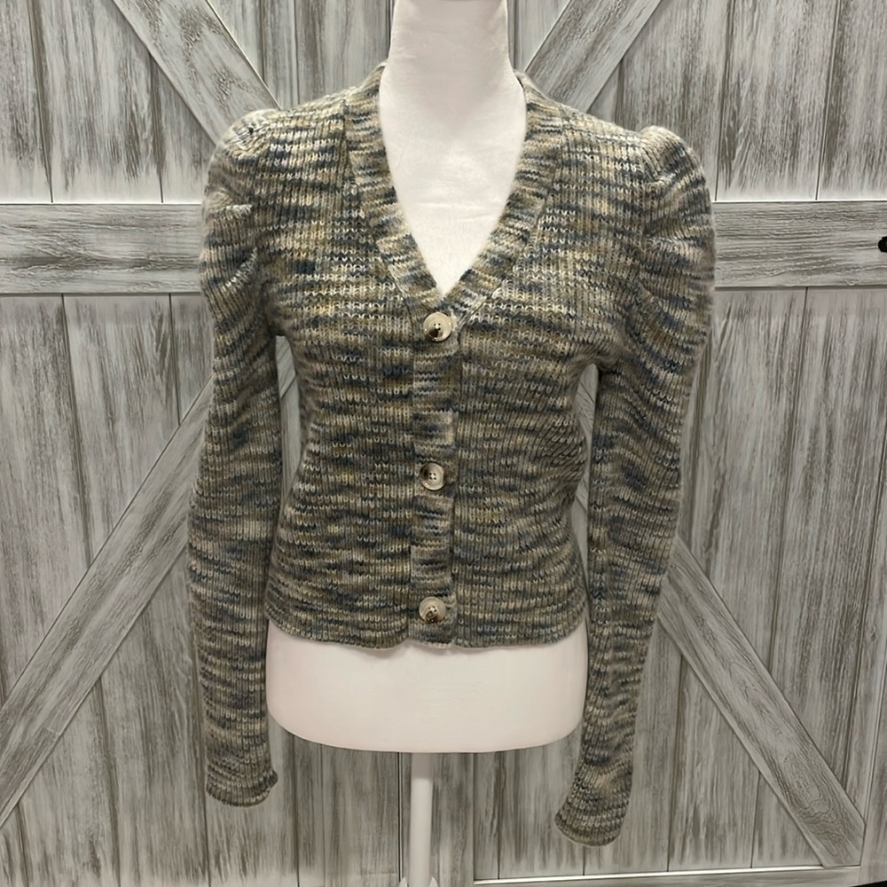 BB Dakota puff sleeve cardigan